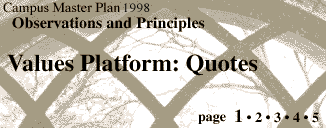 Values Platform: Quotes, page 1